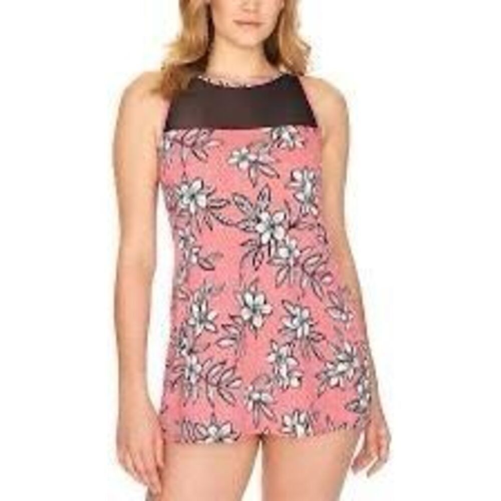 Swim Solutions Women's Catalina Mesh Swim Dress.  Size 10